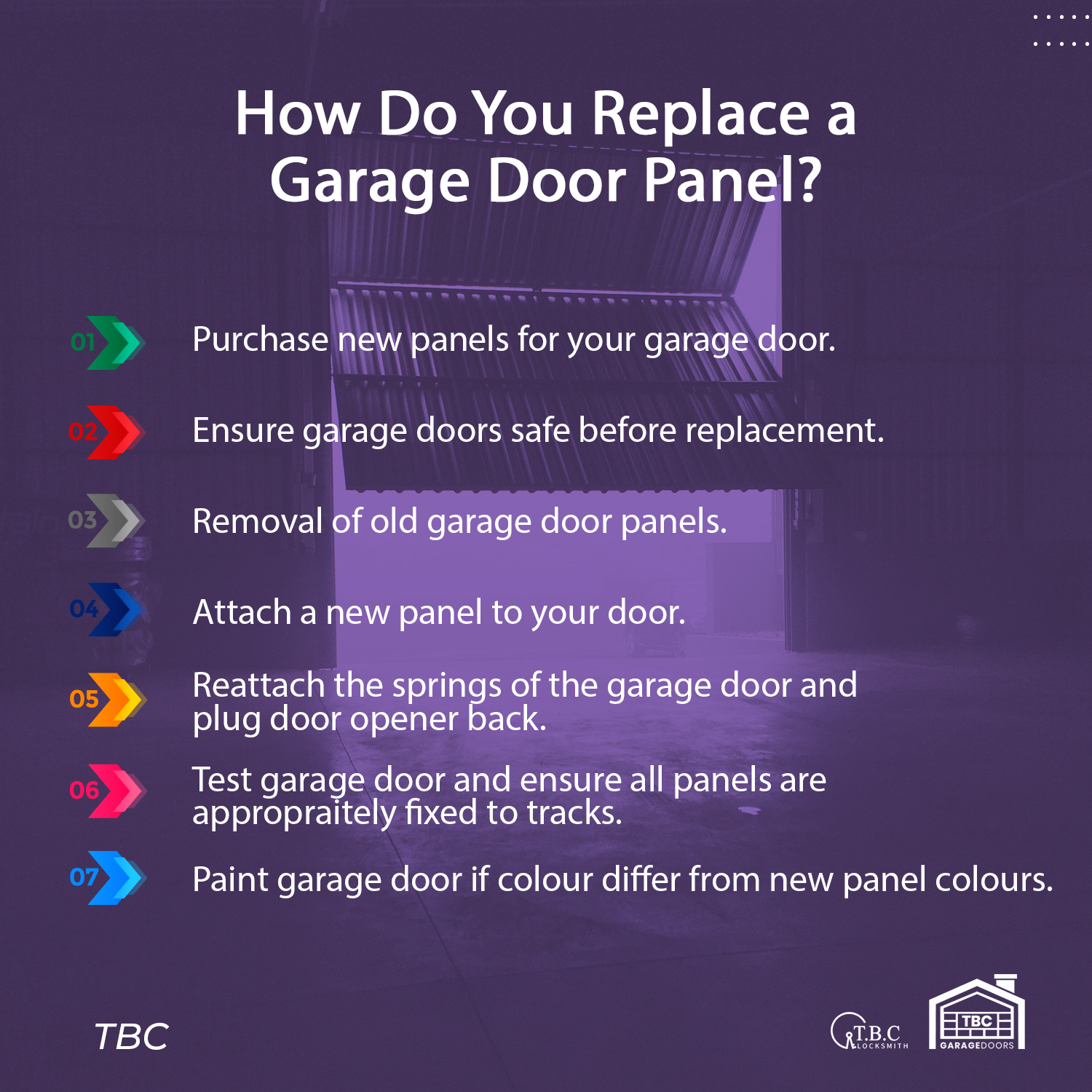 Garage Door Panel Repair And Replacement How To Fix A Garage Door Panel