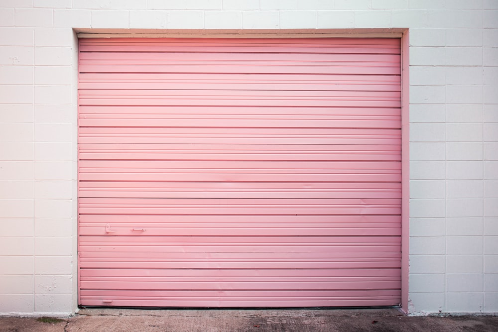 cleaning garage door